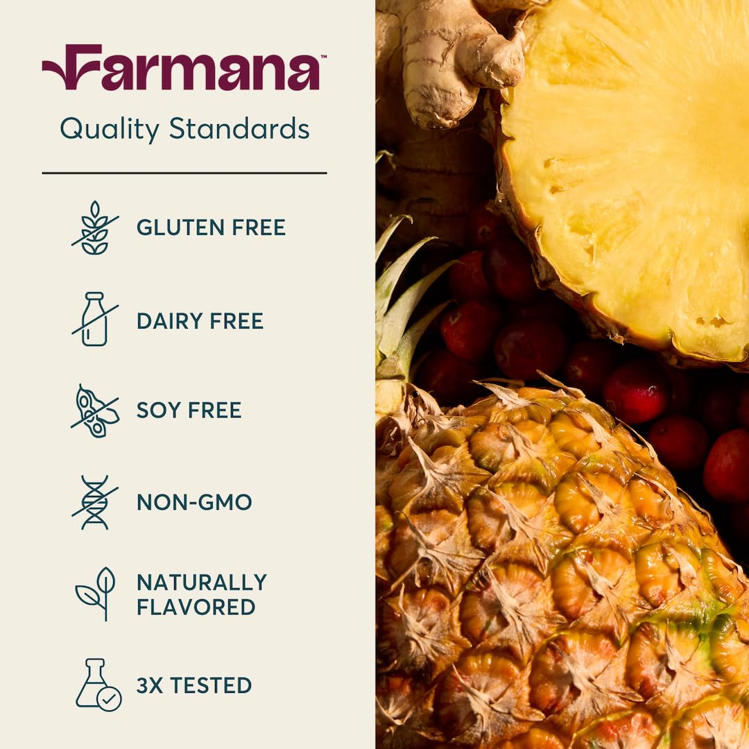 Farmana Multi-Enzymes Powdered Drink Mix mixed in a glass
