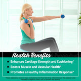 FarmHaven Joint Support Supplement with natural ingredients backdrop