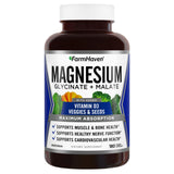 FarmHaven Magnesium & Vitamin D3 Capsules front view with packaging