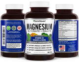 FarmHaven Magnesium & Vitamin D3 Capsules in a hand