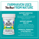 FarmHaven Probiotic Supplement with Aptar bottle design