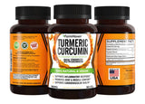 FarmHaven Turmeric Curcumin supplement capsules close-up
