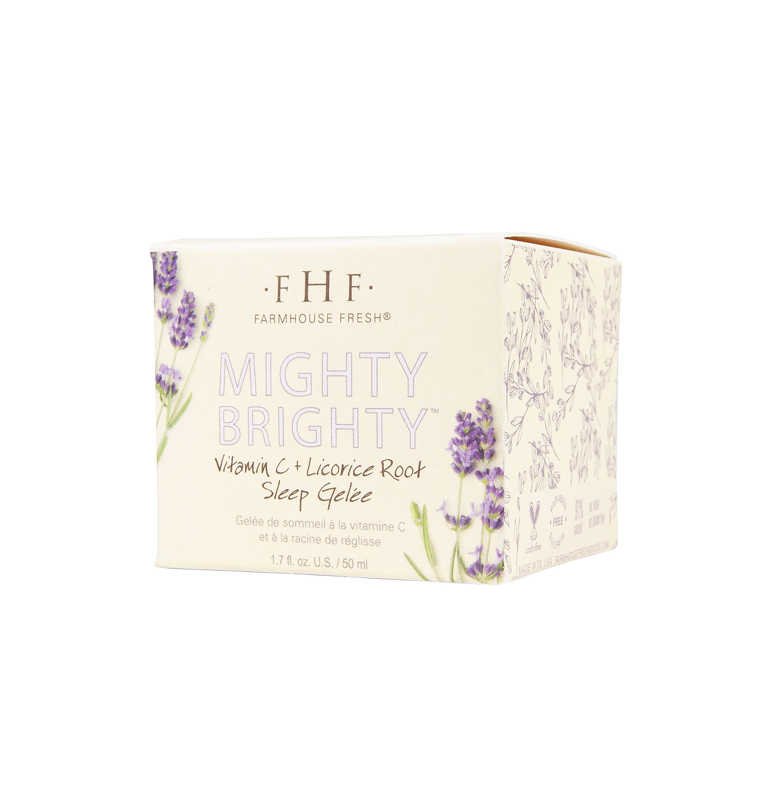 FarmHouse Fresh Mighty Brighty Licorice Root Gelée in a lifestyle setting on a bathroom counter