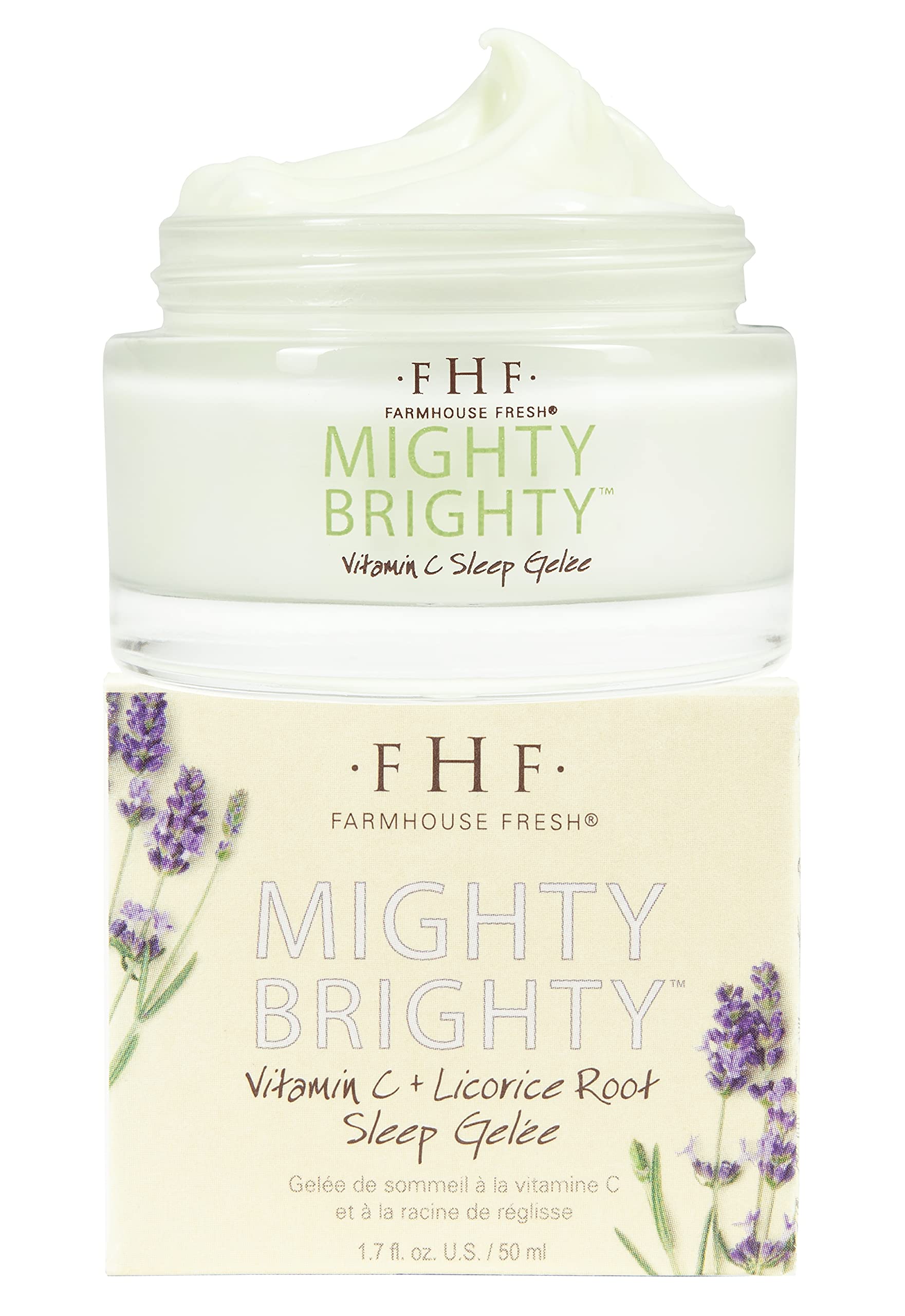 FarmHouse Fresh Mighty Brighty Licorice Root Gelée side view showing packaging details