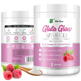 FARWIX Collagen Supplement 318g front view with raspberry flavour