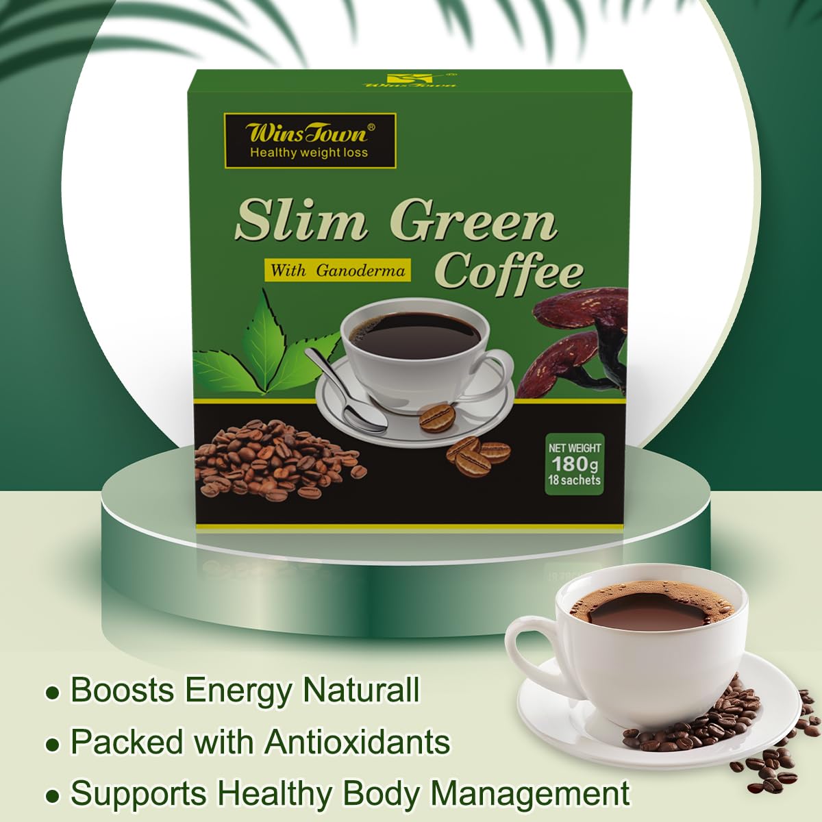 FARWIX Green Coffee Bean Powder packaging side view