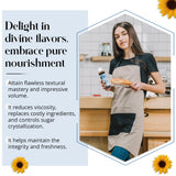 Fast Easy Bread Liquid Sunflower Lecithin 259g with baking ingredients