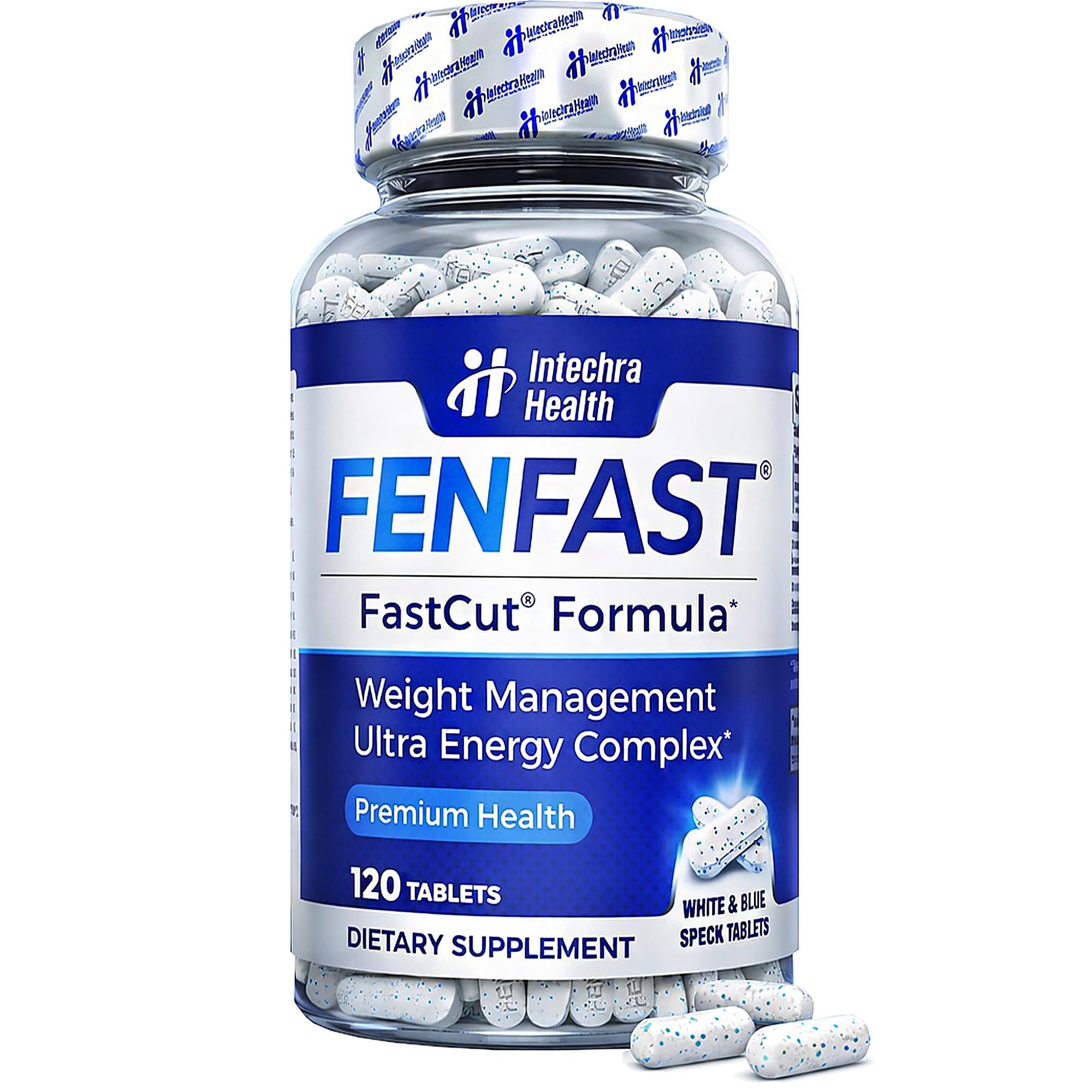 FASTCUT Energy & Focus Diet Pills front view of packaging