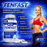 FASTCUT Energy & Focus Diet Pills opened packaging with tablets