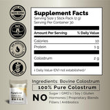 Fasted Athlete Bovine Colostrum Supplement being poured