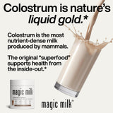 Fasted Athlete Magic Milk Bovine Colostrum back view packaging