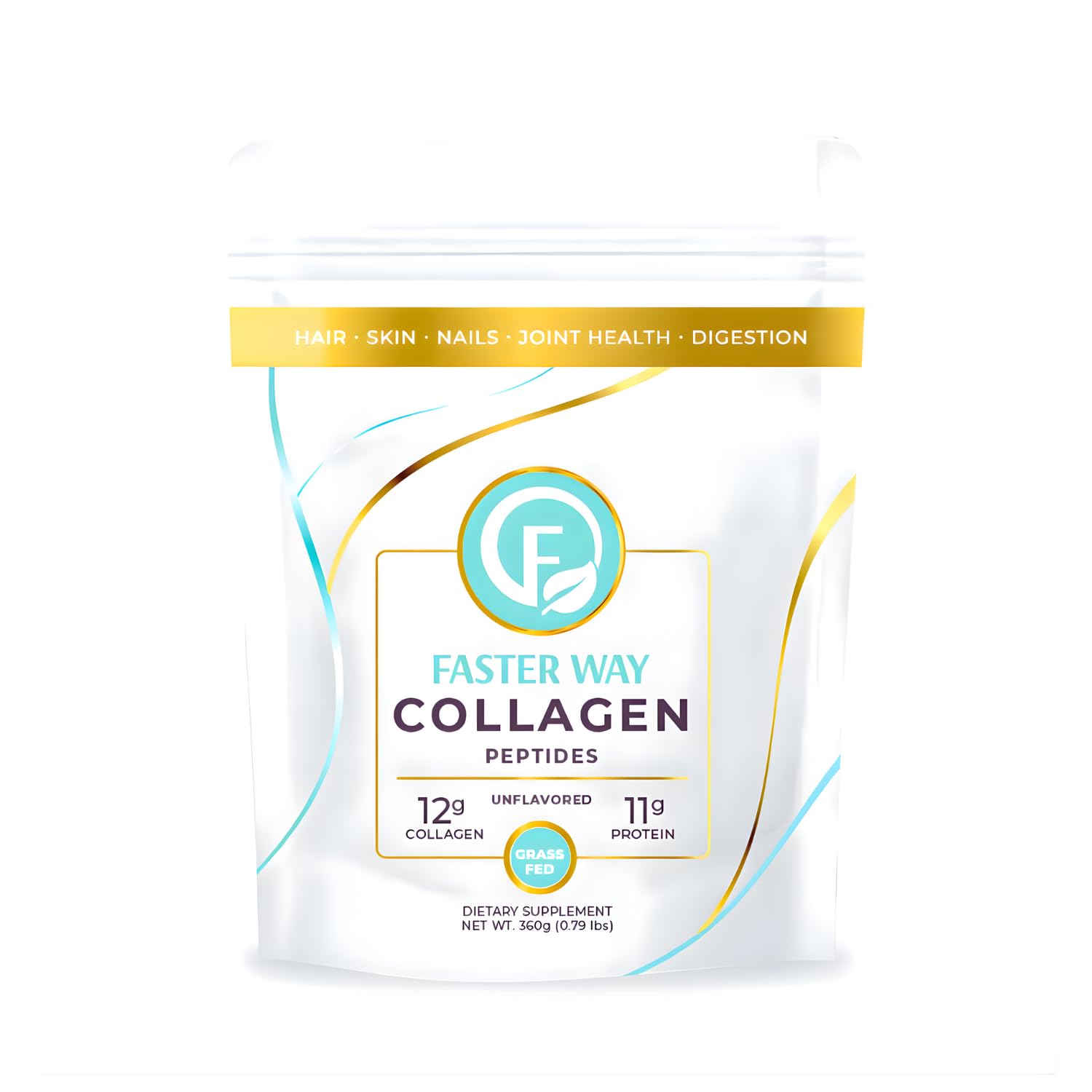FASTer Way to Fat Loss Collagen Powder packaging front view