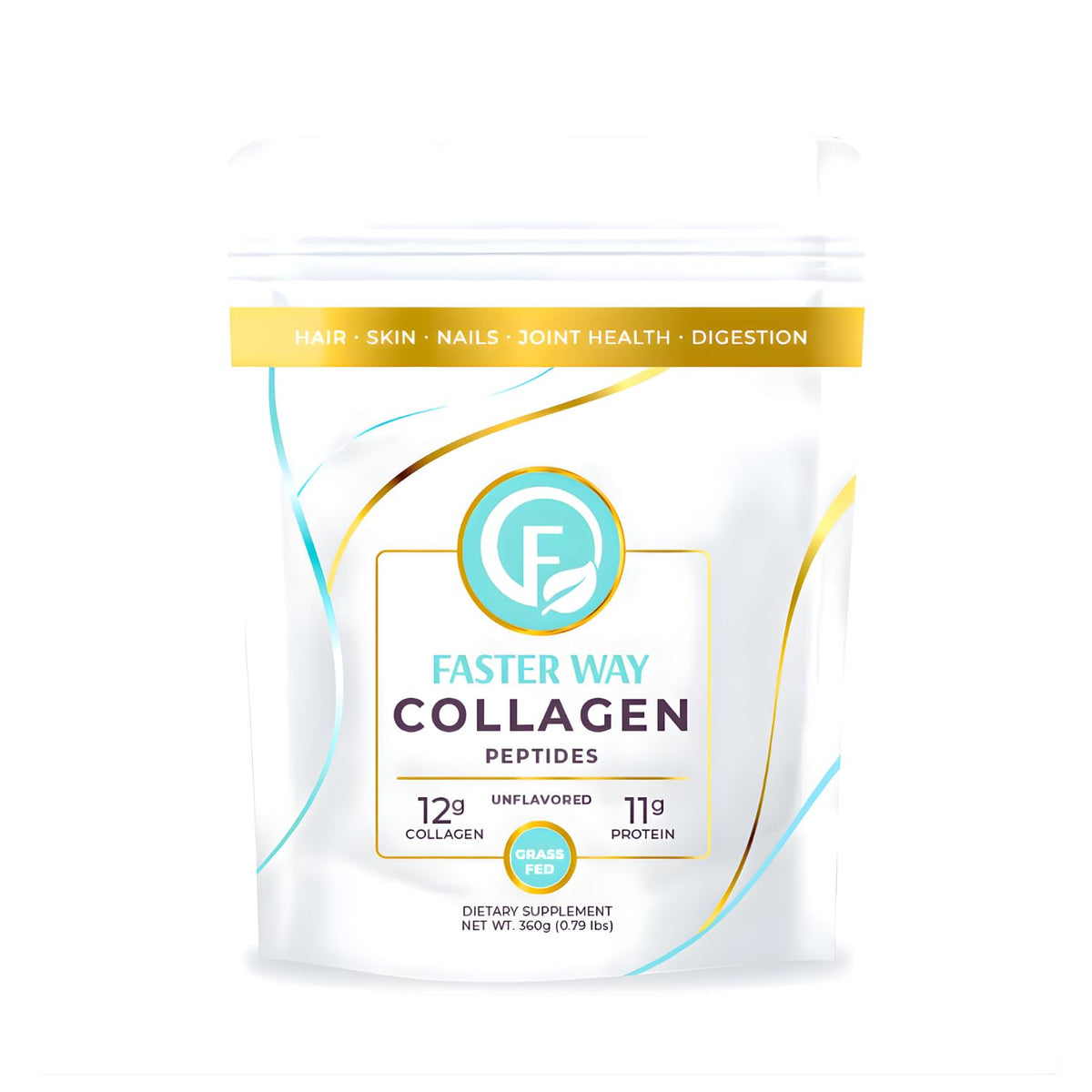 FASTer Way to Fat Loss Collagen Powder packaging front view