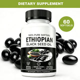 FCOIN Black Seed Oil Softgels showing ingredients list