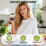 FCOIN Black Seed Oil Softgels with natural background