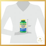 FCQP Calcium Citrate Dietary Supplement Tablets 600mg on a table