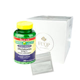 FCQP Melatonin Tablets 10mg front view of packaging