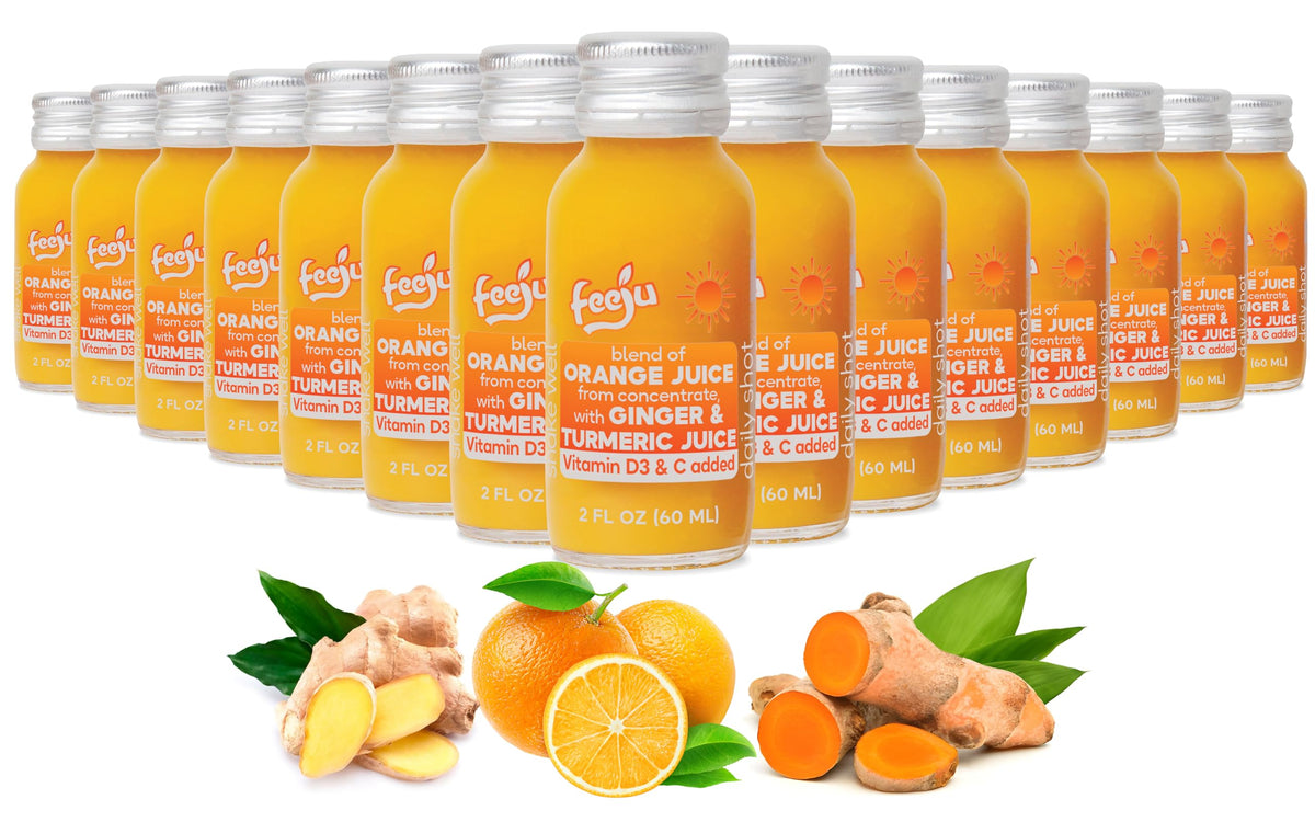 Feeju Orange Ginger Turmeric Shot 60ml front view