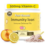 Feel Goods Peach Lemonade daily wellness Support Drink Mix packaging front view