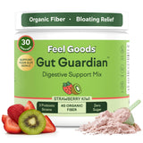 Feel Goods Strawberry Kiwi daily Support Powder front view with packaging