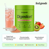 Feel Goods Strawberry Kiwi daily Support Powder scoop with powder