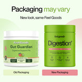 Feel Goods Strawberry Kiwi daily Support Powder with measuring scoop