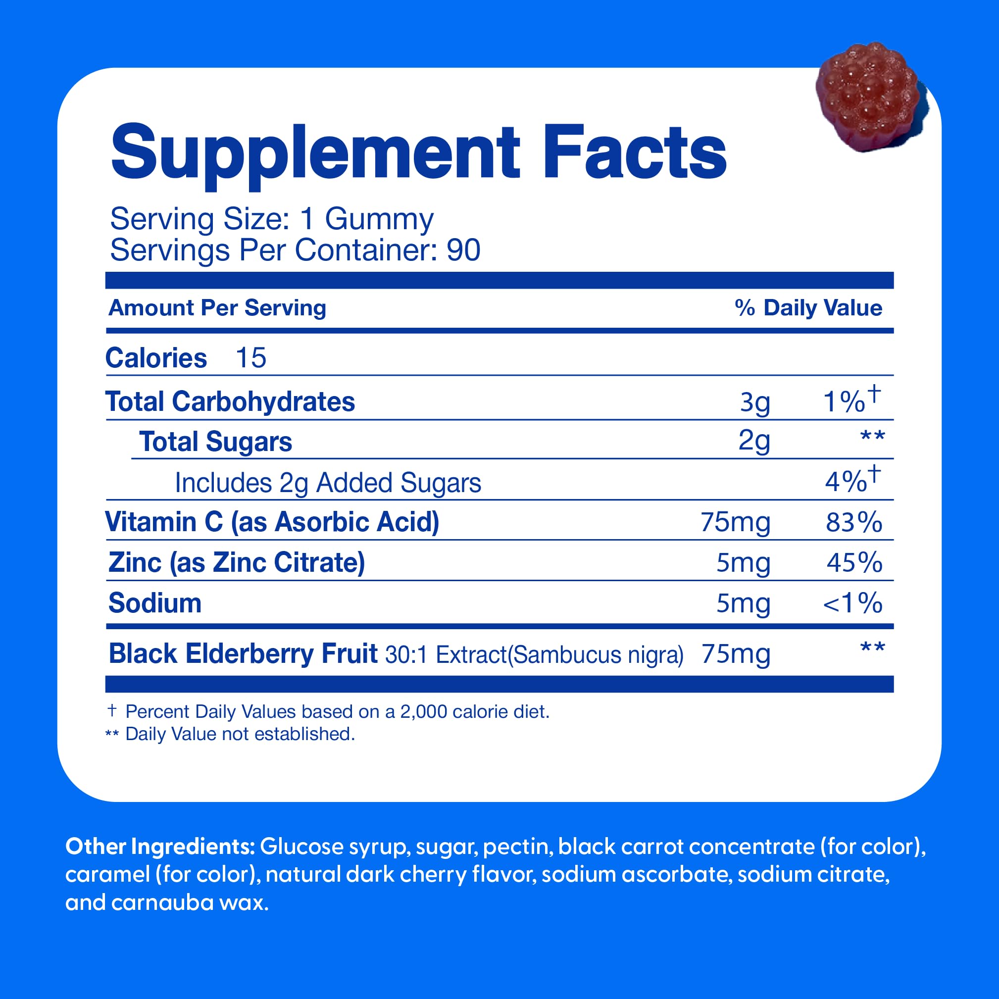 Feel Great 365 Elderberry Gummies for Kids on a table