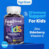Feel Great 365 Elderberry Gummies for Kids packaging
