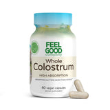 FeelGood Superfoods Bovine Colostrum Capsules front view