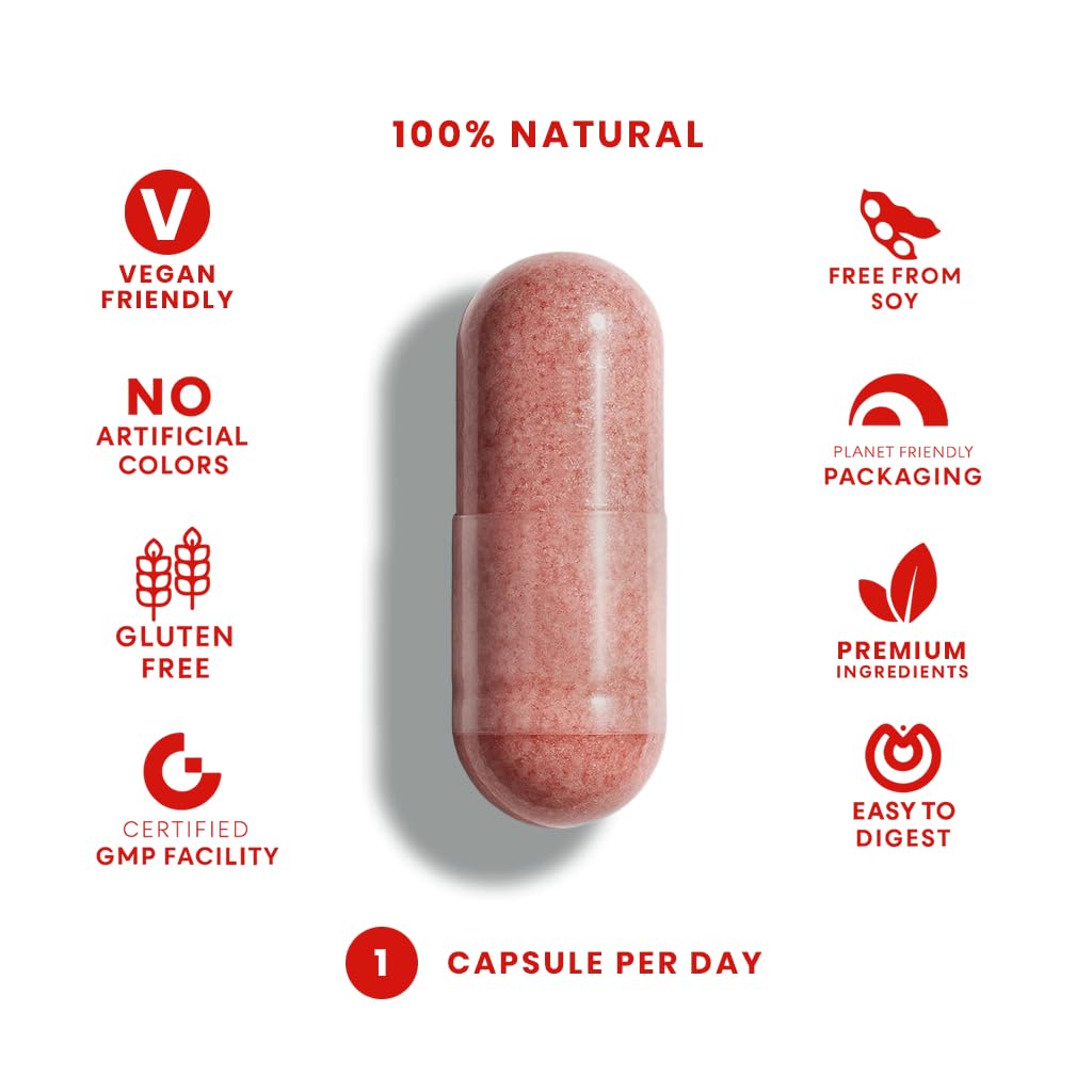 FeelGood Superfoods daily wellness Support Capsules nutritional information