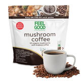 FeelGood Superfoods Organic Mushroom Supplement Sticks packaging front view