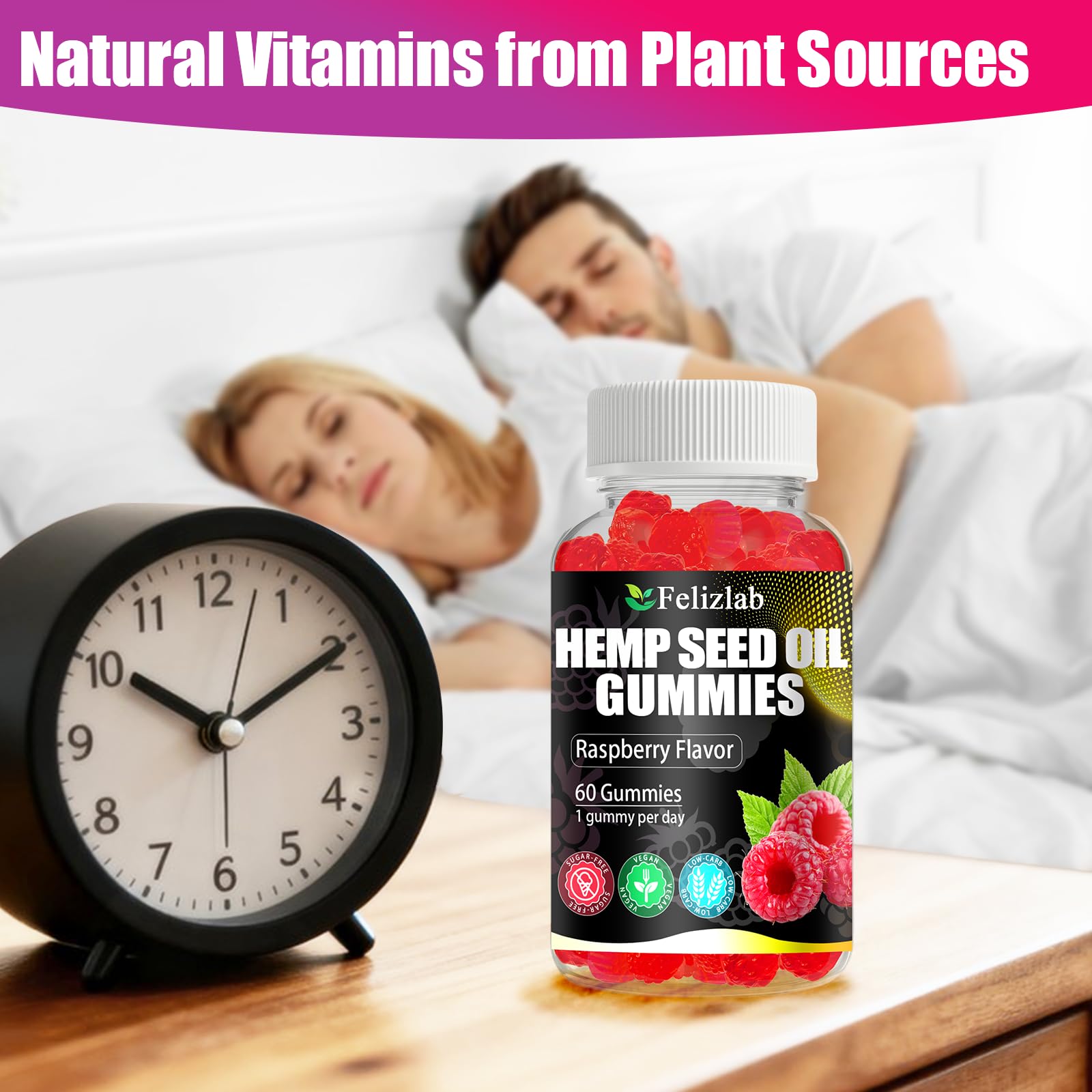 Felizlab Hemp Gummies fruit flavours assortment