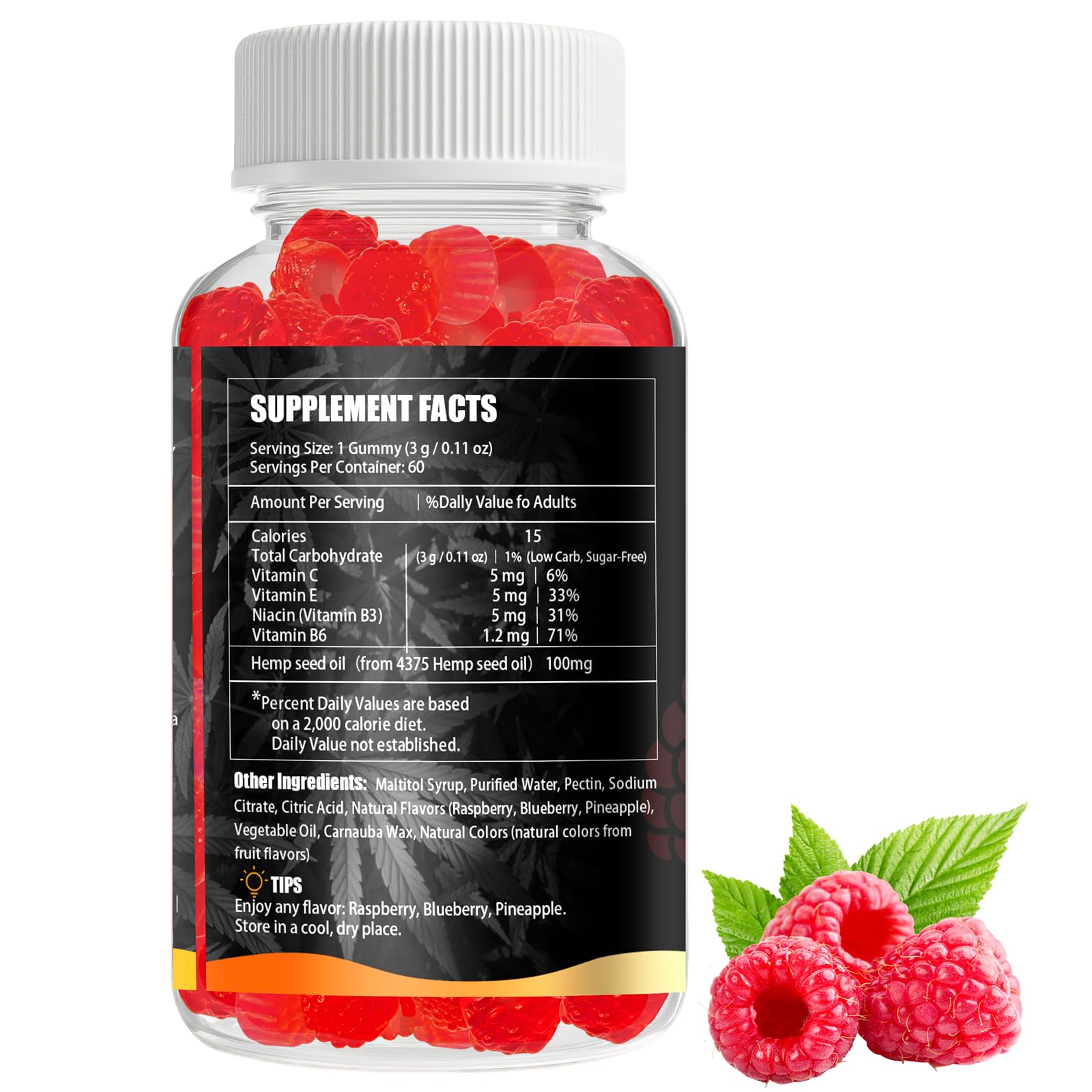 Felizlab Hemp Gummies nutritional information