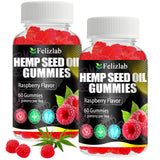 Felizlab Hemp Gummies two bottles front view
