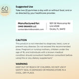 FEMGAIN NAD+ Gummies 200g nutritional information