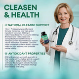 Femmetra 13-in-1 Advanced Botanicals Formula capsules in a hand