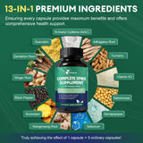 Femmetra 13-IN-1 Spike Protein Formula ingredients list