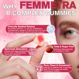 Femmetra B-Complex Gummies strawberry flavour
