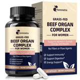 Femmetra Beef Organ Supplement for Women front view