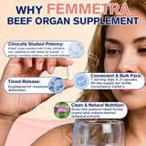 Femmetra Beef Organ Supplement side view