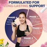 Femmetra Beef Organ Supplement with a measuring spoon