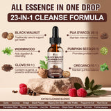 Femmetra Herbal Cleanse Drops packaging side view