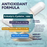 Femmetra N-Acetyl-L-Cysteine 1000mg capsules with CoQ10