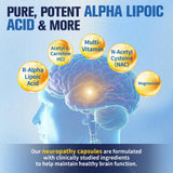 Femmetra Neuropathy Support Formula capsules on a wooden surface