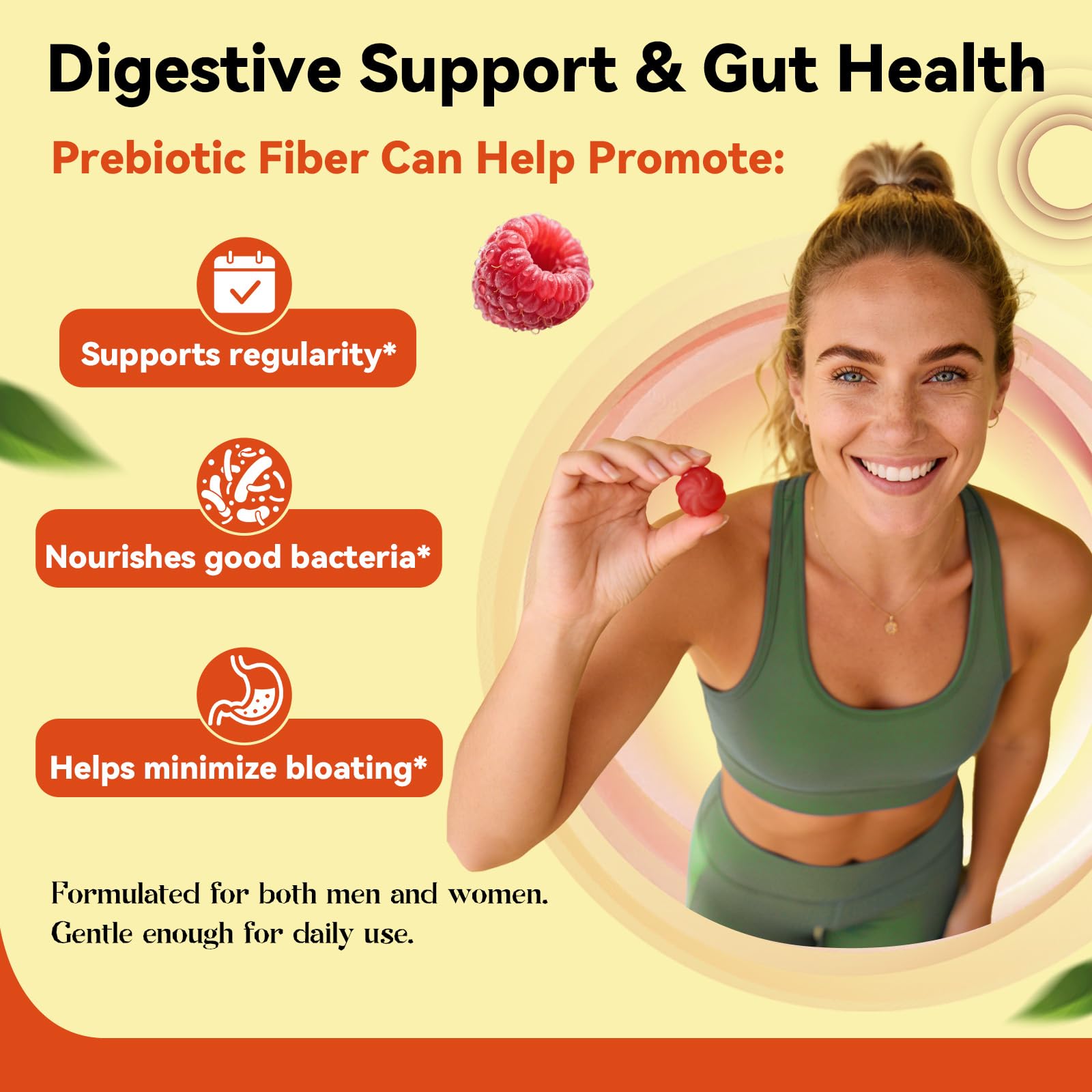 Femmetra Prebiotic Fiber Gummies bottle with wide mouth