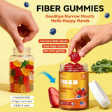Femmetra Prebiotic Fiber Gummies with a spoonful of greens