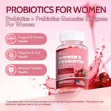 Femmetra Probiotics for Women 200 Billion CFU Gummies bottle side view