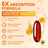 Femmetra Pumpkin Seed Oil Softgels close-up of softgel