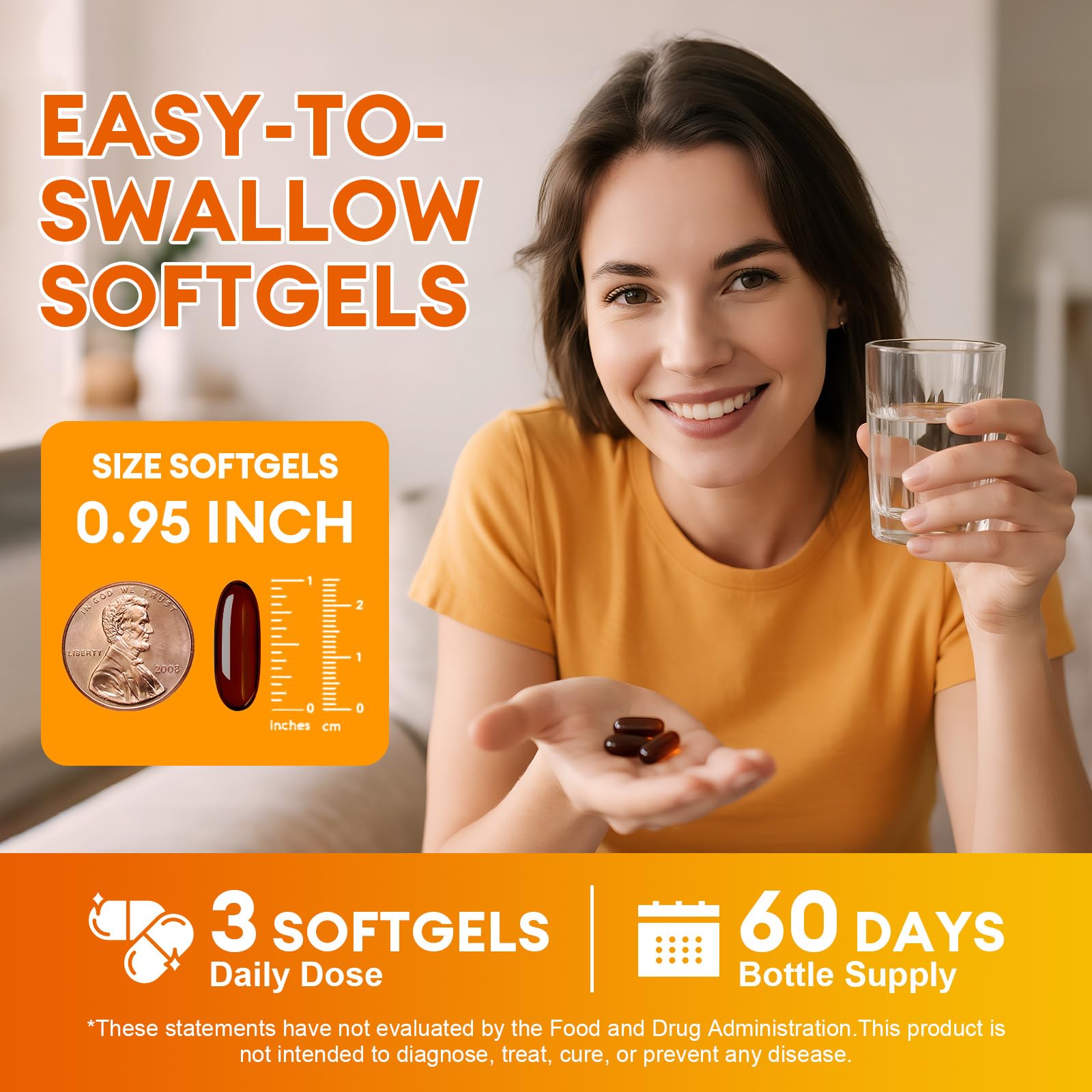 Femmetra Pumpkin Seed Oil Softgels with lifestyle scene