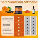Femmetra Pumpkin Seed Oil Softgels with reusable jar